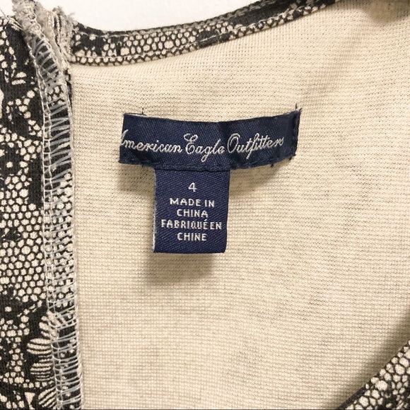 American Eagle Lace-Print Dress - Picture 5 of 6